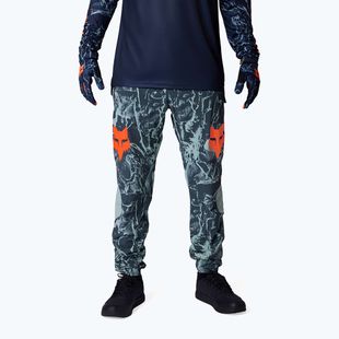 Pánske cyklistické nohavice Fox Racing Ranger Image Print arctic blue