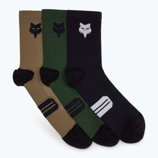 Ponožky Fox Racing 6 Ranger Prepack 3 pairs black/multi
