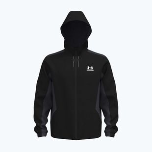 Pánska športová bunda Under Armour Tech Sport Woven black/castlerock/white