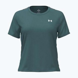 Dámske tréningové tričko Under Armour Tech Wordmark Tape rack green/black/white
