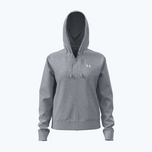 Dámska mikina Under Armour Sport Terry FZ mod gray light heather/white
