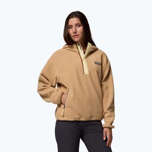 Dámska fleecová mikina Columbia Helvetia II Hoodie canoe