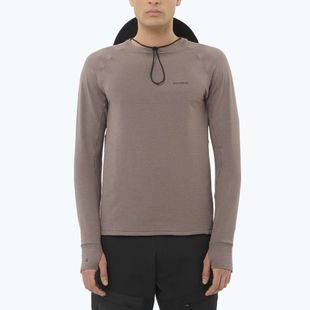 Pánska mikina Salomon Essential Lightwarm CN iron
