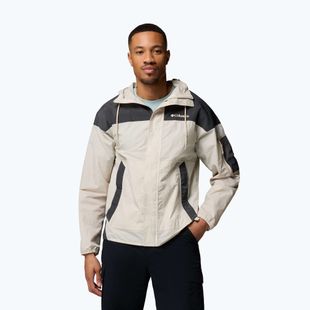 Pánska vetrovka Columbia Challenger II Windbreaker dark stone/shark