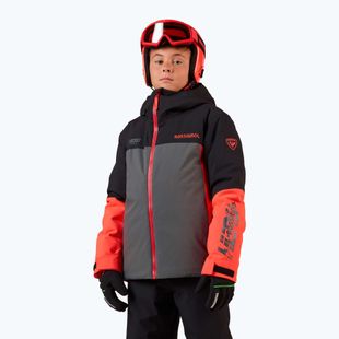 Detská lyžiarska bunda Rossignol Hero Velika Insulated black