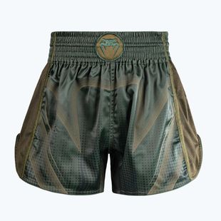 Tréningové šortky Venum Stealth Muay Thai Khaki/Dark Green