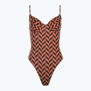Dámske jednodielne plavky Billabong Cross Step brick