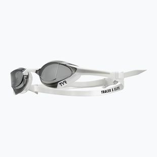 Plavecké okuliare TYR Tracer-X Elite Racing dymové/biele LGTRXEL_072