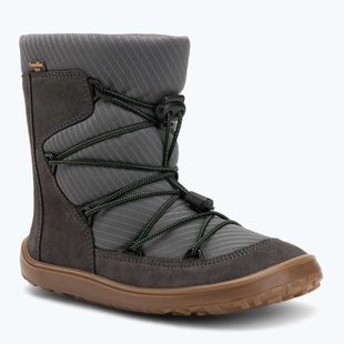 Detské snehové barefoot topánky Froddo Tex Track Wool grey