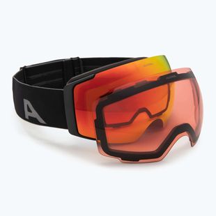 Lyžiarske okuliare Alpina Falera Mag Q-Lite black matt/red/pink