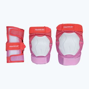 Sada chráničov Powerslide Standard Set red/pink