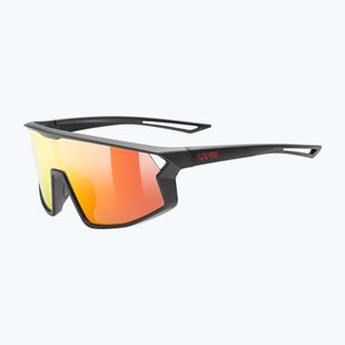 Detské slnečné okuliare UVEX Skyryse Jr black matt/mirror red