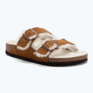 Šľapky BIRKENSTOCK Arizona Shearling SL Regular mink
