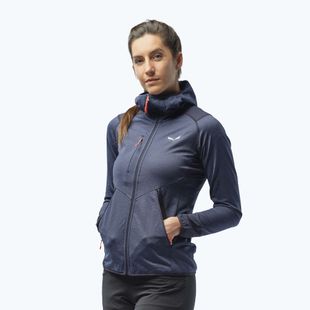 Salewa dámska fleecová mikina Agner Hybrid PL/DST FZ Hoody navy blue 00-0000027372