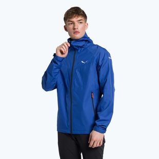 Salewa pánska bunda do dažďa Puez Aqua 3 PTX modrá 00-0000024545