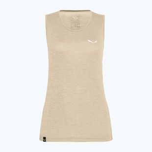 Dámske trekingové tričko Salewa Puez Graphic Dry Tank beige 00-0000027482