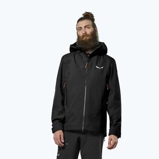 Pánska bunda do dažďa Salewa Ortles GTX 3L EPE black out