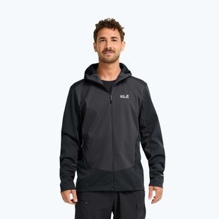 Pánska softshellová bunda Jack Wolfskin Skyvail phantom