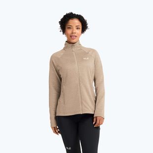 Dámska fleecová mikina Jack Wolfskin Anytrail Full Zip oat