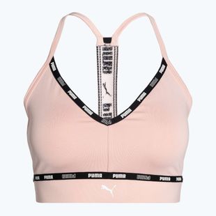 PUMA Low Impact Puma Strong Strappy fitness podprsenka ružová 522225 66