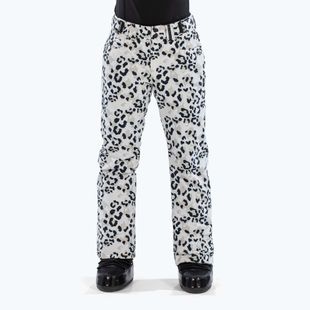Dámske lyžiarske nohavice Surfanic Glow Animal Camo white