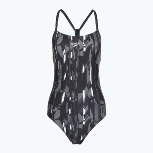 Dámske jednodielne plavky Speedo Allover Rippleback black