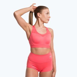 Gymshark Open Back Training Športová ružová fitness podprsenka