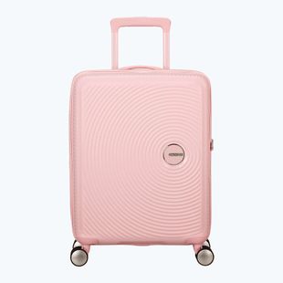 Cestovný kufor American Tourister Soundbox 41 l v pastelovo ružovej farbe