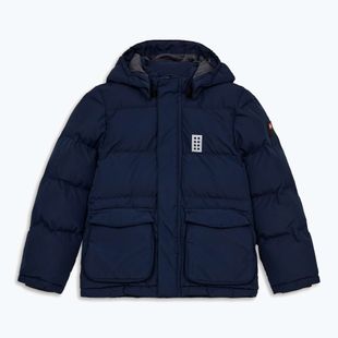 Detská zateplená bunda LEGO Lwjaz 704 dark navy