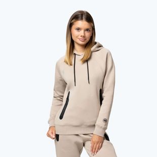 Dámska mikina Pitbull Explory Hooded cappuccino