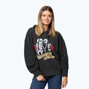 Dámska mikina Pitbull Thick & Thin Hooded dark graphite
