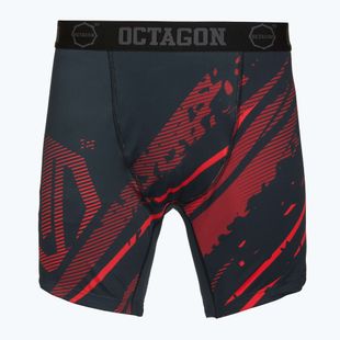 Pánske tréninkové šortky Octagon Legion Escape black/red