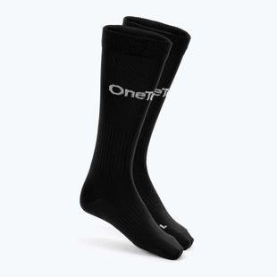 Detské futbalové ponožky OneTeam Precision football socks set 2-pack čierny