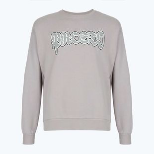 Pánska mikina PROSTO Graffiti washed gray