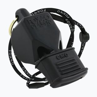 Píšťalka so šnúrkou Fox 4  Classic CMG Safety čierna 963