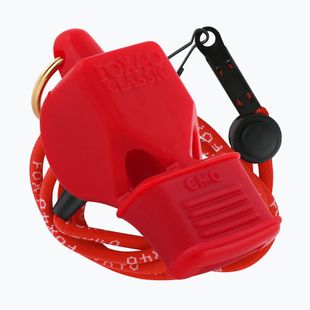 Píšťalka so šnúrkou Fox 4 Classic CMG Safety červená 963