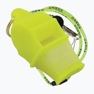 Píšťalka so šnúrkou Fox 4 Sonik Blast CMG Neon Yellow
