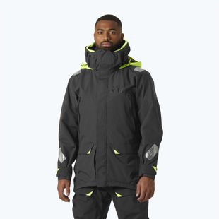 Pánska bunda do dažďa Helly Hansen Skagen Offshore ebony