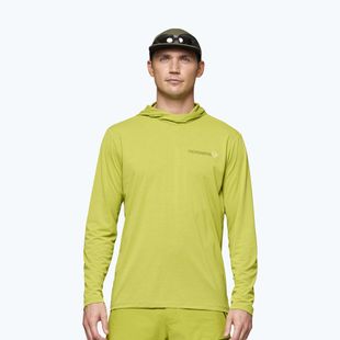 Pánska trekingová mikina NORRONA Femund Tech Hood golden lime