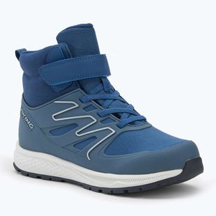 Detské snehule Viking Footwear Equip Defence Warm WP 1V blue/navy blue