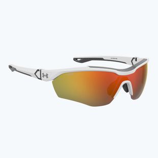 Pánske slnečné okuliare Under Armour Yard Pro matte white/orange multilayer oleophobic