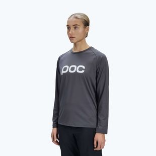 Dámsky cyklistický dres s dlhým rukávom POC Reform Enduro Jersey sylvanite grey