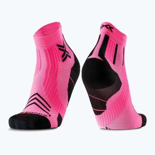 Pánske ponožky X-Sock Run Expert Ankle fluo pink/x black
