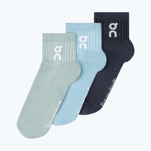 Ponožky On Logo Sock Mid 3 pary mauve/lavendula