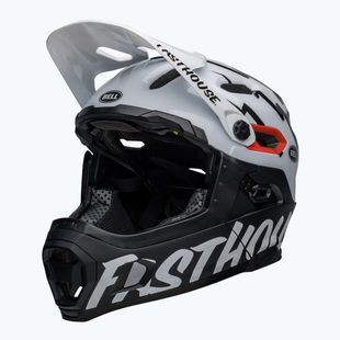 Cyklistická prilba Bell FF Super DH MIPS Spherical fasthouse matte gloss black/white