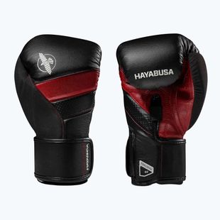 Boxerské rukavice Hayabusa T3 black/red