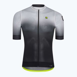 Pánsky cyklistický dres Alé Gradient čiernobiely L22144400
