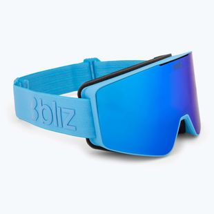 Lyžiarske okuliare Bliz G001S matte blue/brown/blue multi