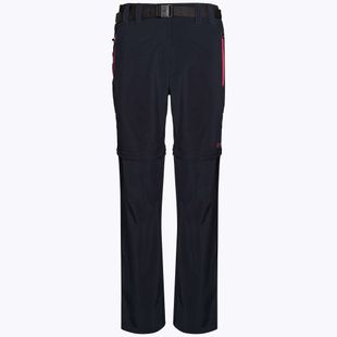 Dámske trekingové nohavice CMP Zip Off black/pink 3T51446/05UG