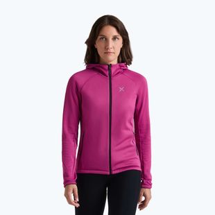 Dámska mikina Montura Fadis Grid Hooded Maglia red